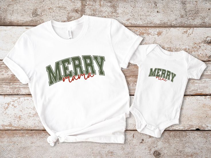 Celebrate the holiday season with our Merry Mama Merry Mini Matching Christmas Shirts! These adorable Mommy and Me outfits are perfect for moms, toddlers, and kids. Cozy, cute, and festive, they're ideal for family photos, Christmas parties, or everyday holiday fun! Makes a great gift for the season. If you have any questions about this listing please feel free to send me a message. I can customize most items so feel free to ask. 👕Care Instructions:  Machine Wash Cold: Use cold water to prevent Mama Merry, Family Photos Christmas, Matching Christmas Shirts, Mommy And Me Outfits, Family Christmas Shirts, Holiday Outfit, Christmas Parties, Christmas Family, Fort Myers