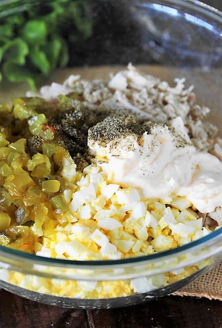 a bowl filled with different types of food