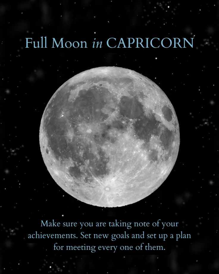 the full moon in capricorn