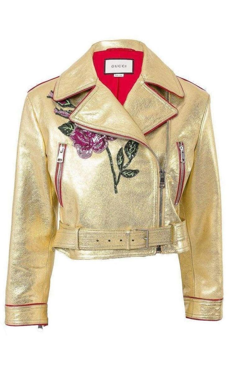 Short Biker, Beige Leather Jacket, Short Cuir, Cl Fashion, Short Leather Jacket, Gucci Jacket, Jacket Beige, Beige Jacket, Riders Jacket