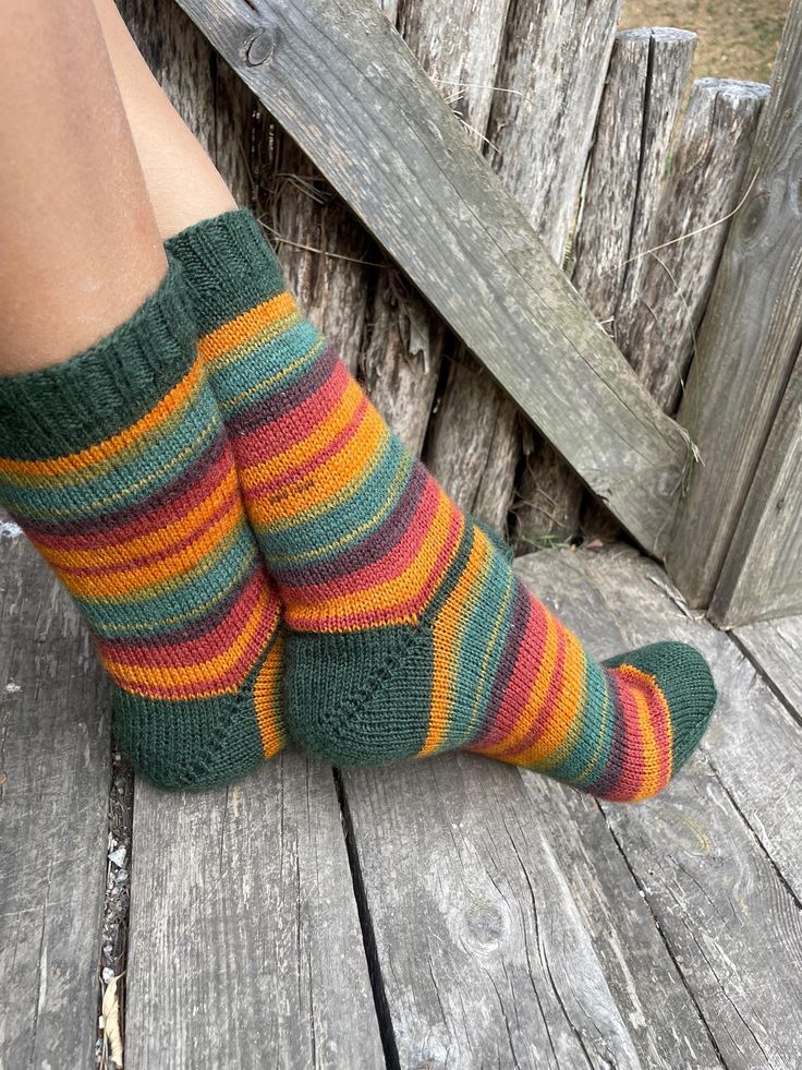 Warm socks for home and outdoors. Comfortable on the foot. Machine washable at 40oC (104oF). Do not tumble dry. Knitted from durable merino wool. Size Europe 38-39, US 7-8. You will receive the product in a gift box. Casual Green Knitted Socks, Awesome Socks, Hand Knit Socks, Knitted Socks, Warm Socks, Casual Socks, Cool Socks, Socks And Hosiery, Knit Socks