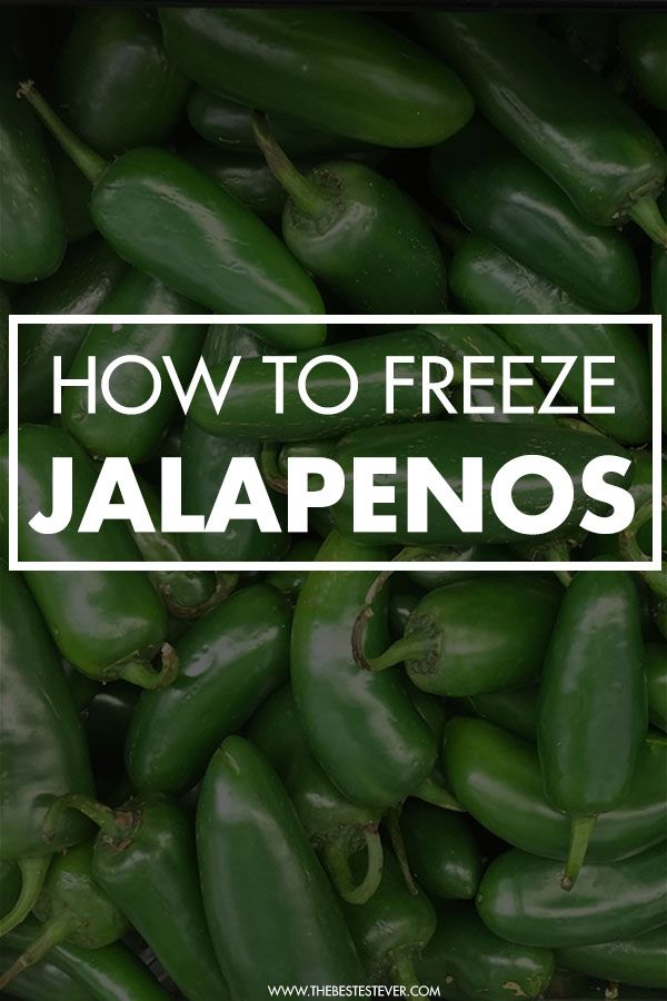 green jalapenos with the words how to freeze jalapenos over them