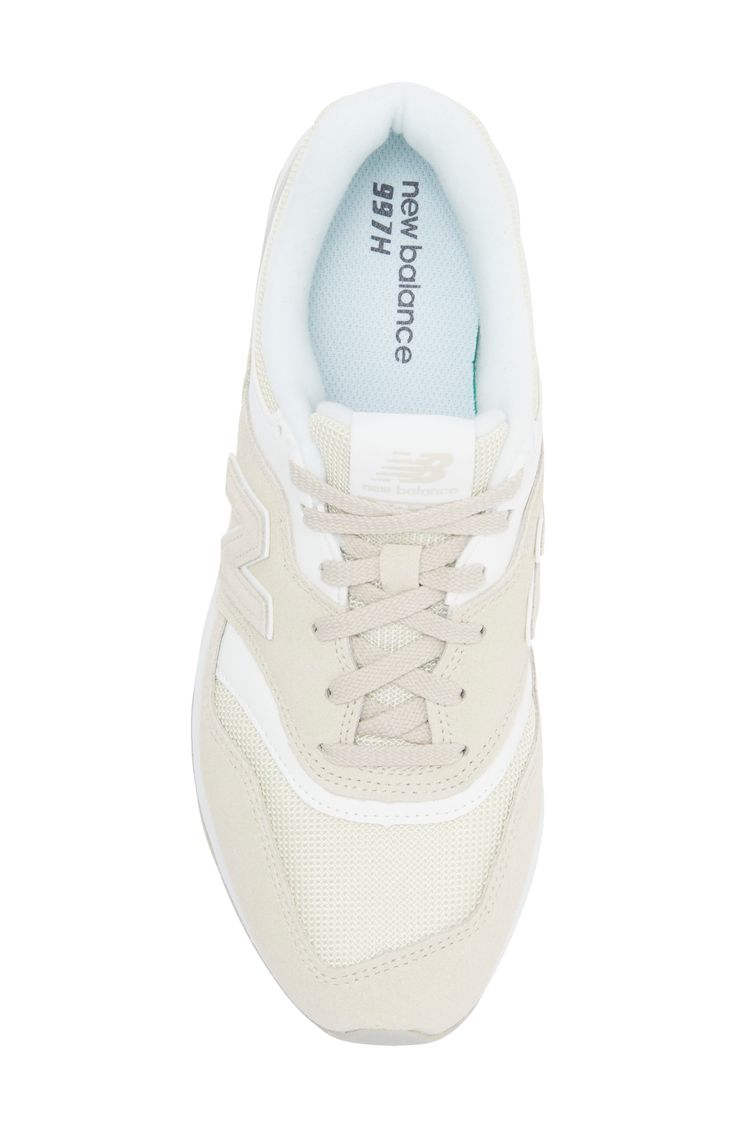 Suede and mesh ensure lasting durability in this lightweight lace-up sneaker grounded on a cushioned footbed and grippy rubber sole. Leather and synthetic upper/synthetic lining/rubber sole Imported Nordstrom Rack, New Balance, Womens Sneakers, Nordstrom, Lace Up, Sneakers, Leather