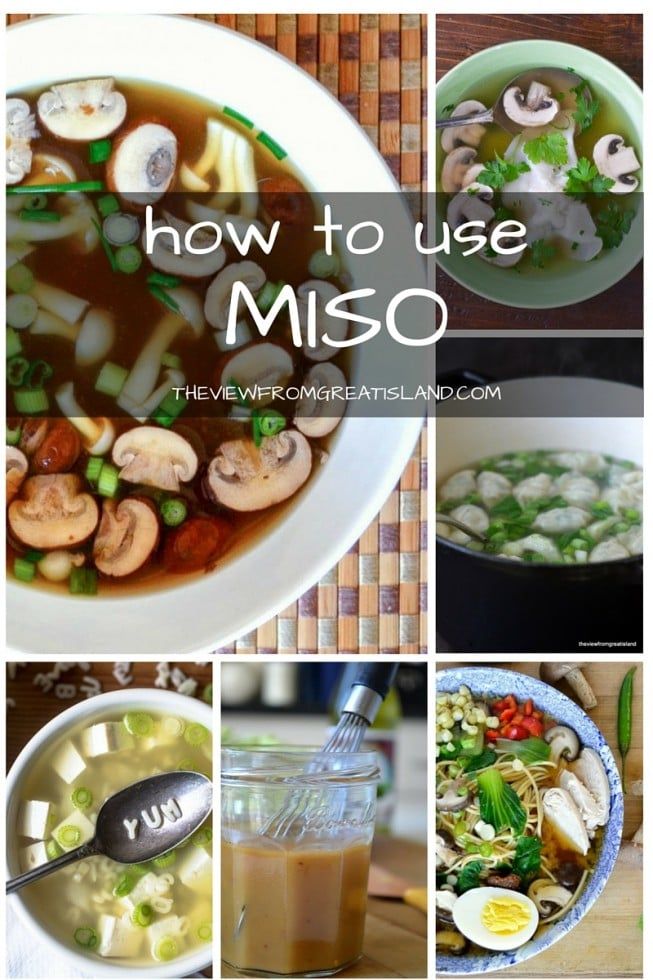 how to use miso soup in the kitchen and on the table for lunch or dinner