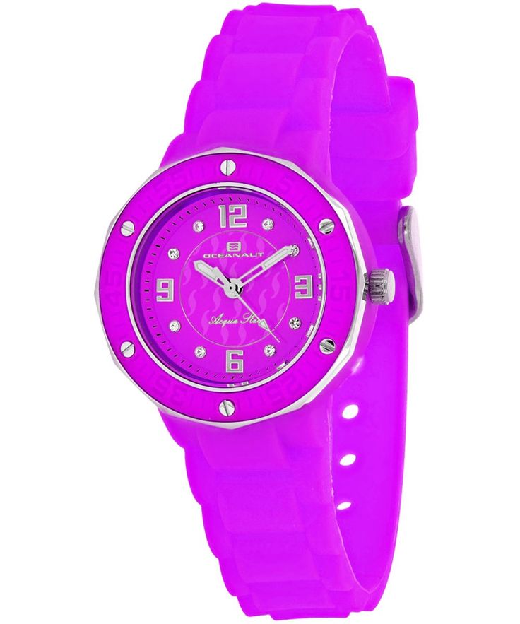 Oceanaut Acqua Star Collection Model Oc0438 Watch - Quartz Movement View 1 Star Purple, Purple Cases, Star Watch, Travel Luggage Tag, Designer Watches, Purple Band, Gshock Watch, Purple Crystals, Watch Sale