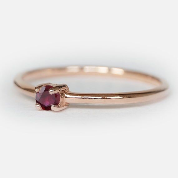 ruby ring, 14k gold ruby ring, minimalist ruby ring, dainty ruby ring, gold stackable ring, ruby sol Dainty Ruby Ring, 14k Gold Ruby Ring, Ruby Solitaire Ring, Future Board, Gold Ruby Ring, Morganite Engagement Ring Set, July Birthstone Ring, Ruby Ring Gold, Ring Rosegold