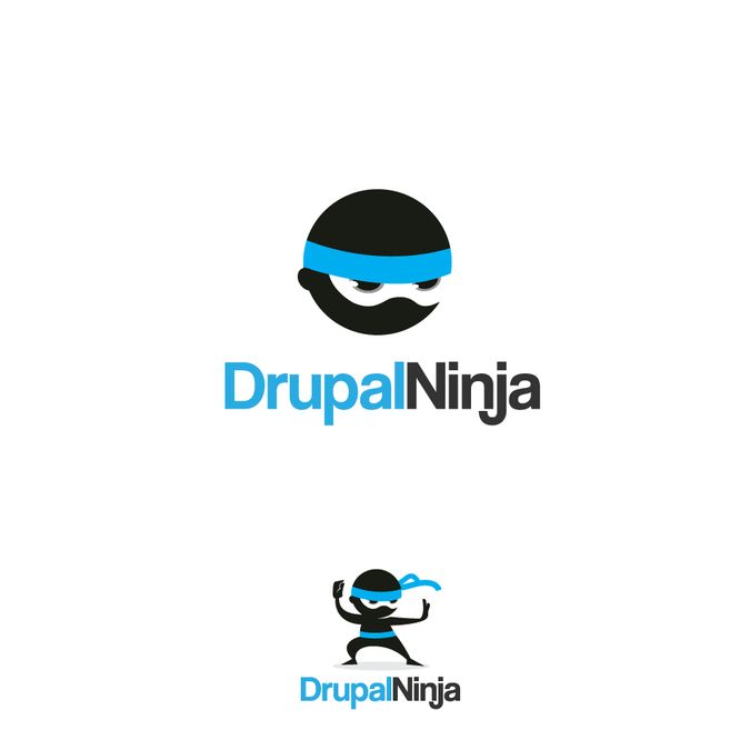 the logo for drupal ninja