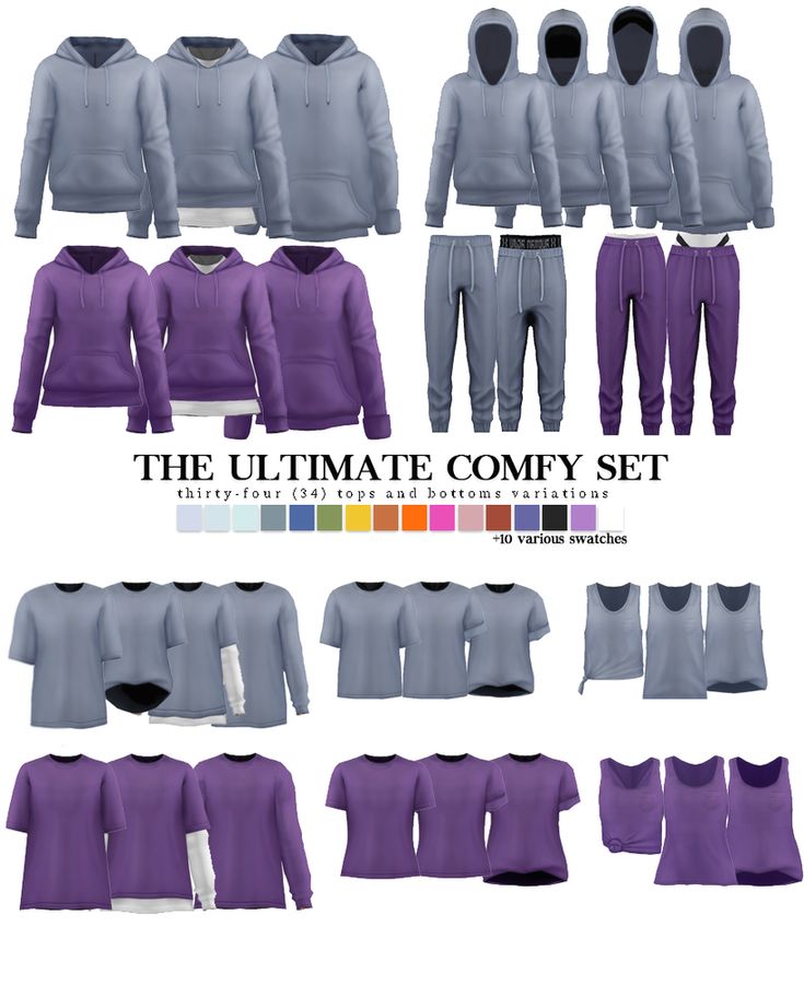 the ultimate set of clothing for men and women