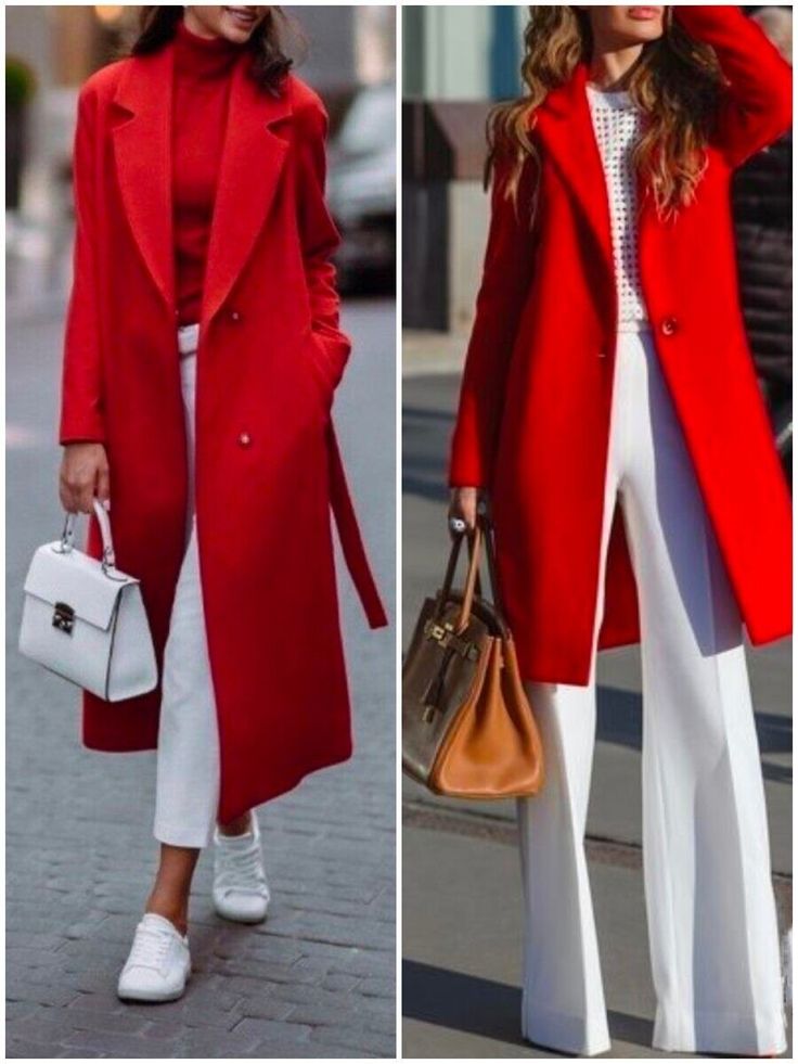 Winter Outfits Red Coat, How To Style A Red Coat, Red Coat Outfit Winter, Red Trench Coat Outfit, Red Coat Outfit, Red Coats, Pictures Of Women, Spring Summer Capsule Wardrobe, New Look Fashion