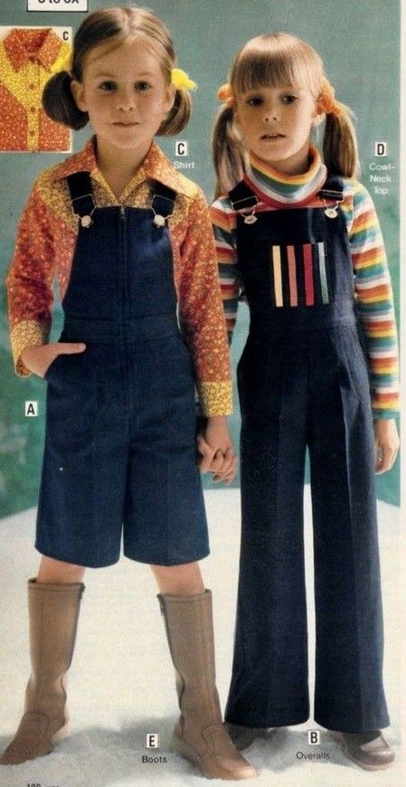 70s Kids Fashion, 70s Outfits Aesthetic, 70s Outfits Ideas, 1970s Outfits, 60s Outfits, 1980s Outfits, 70s Clothing, Vintage Kids Clothes, Outfits 70s