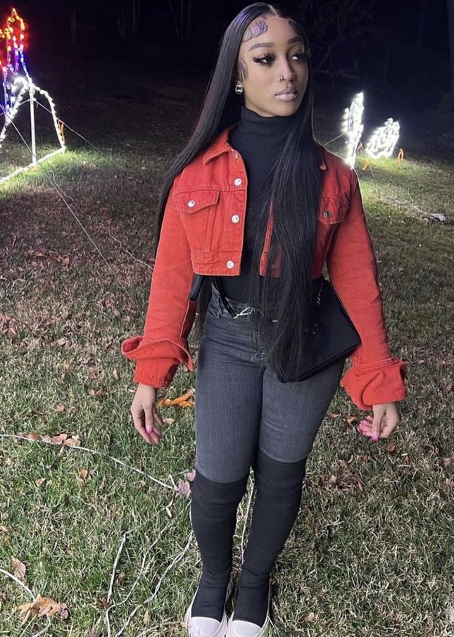 Cute Christmas Outfits Black Women, Christmas Outfit Ideas For Black Women, Christmas Outfits Black Women, Christmas Outfit Black Women, Winter Outfits From Shien, Outfits Black Women, Cute Birthday Outfits, Tomboy Style Outfits