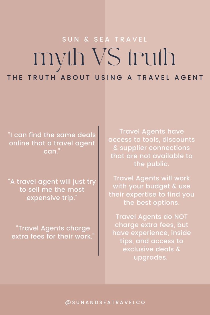 the truth about using a travel agent info sheet for myntv's truth