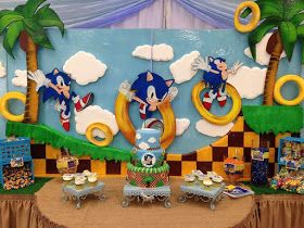 sonic the hedgehog birthday party decorations