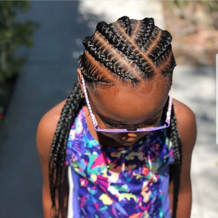 25 Simple And Beautiful Hairstyle Braids For Children | ThriveNaija Website Gallery, Tan Skin Blonde Hair, Kid Braid Styles, Cute Braided Hairstyles, Braided Ponytail Hairstyles, Pelo Afro, Cool Braid Hairstyles, School Hairstyles, Girls Hairstyles Braids