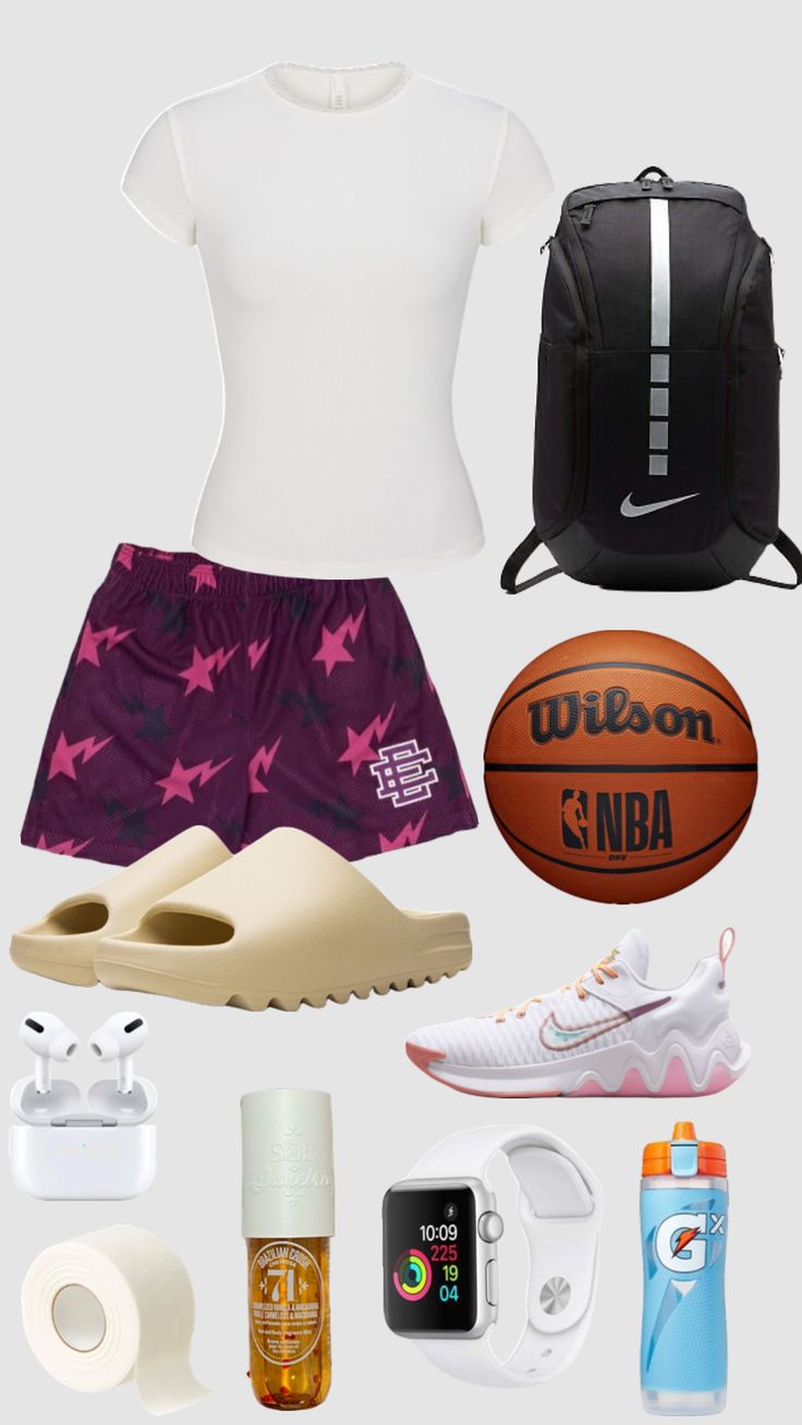 Basketball Girls Outfits, Basketball Game Outfit Women, Basketball Outfit, Basketball Game Outfit, Best Volleyball Shoes, Basketball Girl, Cute Nike Outfits, Basketball Clothes, Trendy Outfits For Teens