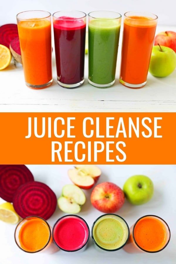 juice cleanse recipes with apples and oranges