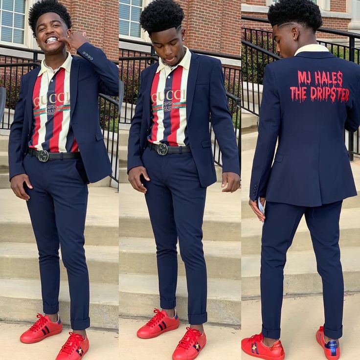 Boys 8th Grade Graduation Outfit, Prom Outfits For Guys Casual, Football Banquet Outfit, Prom Clothes For Guys, Boys Graduation Outfit, Sneaker Ball Outfit Ideas Men, Prom Attire For Guys, Black Prom Outfits, Sports Banquet Outfit