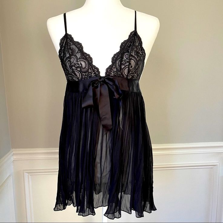 Sexy Babydoll By Victoria’s Secret (Small Size 4-6) Top-Rated Seller | Fast Shipper | Five-Star Rated Black Fitted Sheer Sleepwear, Victoria's Secret Black Sheer Sleepwear, Flirty Black Sleepwear For Night, Black Lace Trim Sleepwear For Date Night, Black Flirty Sleepwear, Flirty Black Sleepwear, Flirty Sheer Sleepwear From Victoria's Secret, Flirty Sheer Sleepwear By Victoria's Secret, Victoria's Secret Flirty Sheer Sleepwear