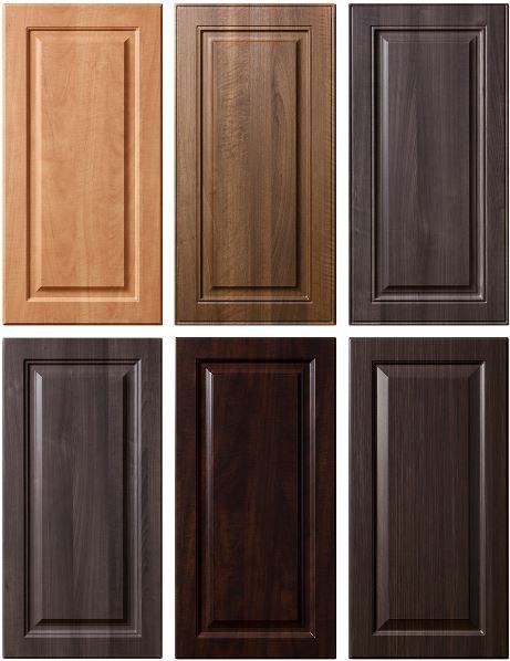 six different types of kitchen cabinet doors