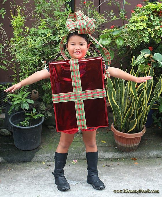 Christmas Present Outfit, Christmas Present Costume, Present Costume, Diy Christmas Costumes, Christmas Gift Costume, Present Outfit, Christmas Costumes Diy, Christmas Costumes Women, Christmas Tree Costume