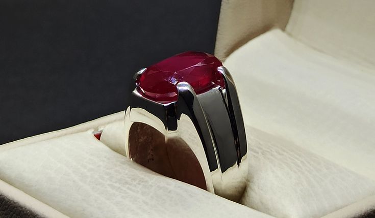 Oval Cut Pigeon Red Ruby Sterling Silver 925 Handmade Women Elegant Ring Product: Ring Gemstone: Ruby Color: Red Handmade Ring It is heated and treated (lab created) but High Quality Ruby with pure 925 Sterling Silver Handmade Ring. Formal Red Ruby Ring With Polished Finish, Formal Polished Red Ruby Ring, Formal Red Sapphire Ring, Red Ruby Signet Ring For Wedding, Formal Red Sapphire Ring With Oval Shape, Formal Red Oval Sapphire Ring, Luxury Red Rings For Formal Occasions, Luxury Red Formal Rings, Luxury Red Ruby Gemstone Ring