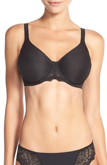 Designed to slim, contain and support, this lace-trimmed minimizer bra features seamless, full-coverage cups that create a smooth, lifted silhouette. 48% polyester, 36% polyamide, 16% elastane Hand wash, line dry Imported Elegant Full Cup Black Nursing Bra, Elegant Black Full Cup Nursing Bra, Elegant Black Nursing Bra, Elegant Full Coverage Shaping Bra, Elegant Shaping Bra With Medium Bust Support, Elegant Shaping Underwire Bra, Elegant Full Cup Shaping Bra, Elegant Lace Trim Nursing Bra, Elegant Full Coverage Shaping Nursing Bra