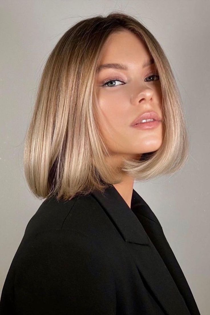 Lob Haircut, Blonde Hair Inspiration, Blonde Hair Looks, Haircuts Straight Hair, Short Blonde Hair, Bobs Haircuts, Hair Cut, Bob Hairstyles, Hair Looks