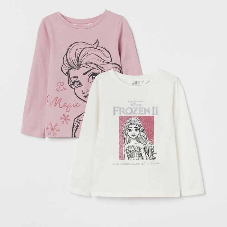 We Just Need Er Got To Them. Frozen Kids, Purple Lady, Pink Paws, Frozen Disney, H&m Shirts, Lady And The Tramp, Frozen 2, Girls Tees, Elsa Frozen