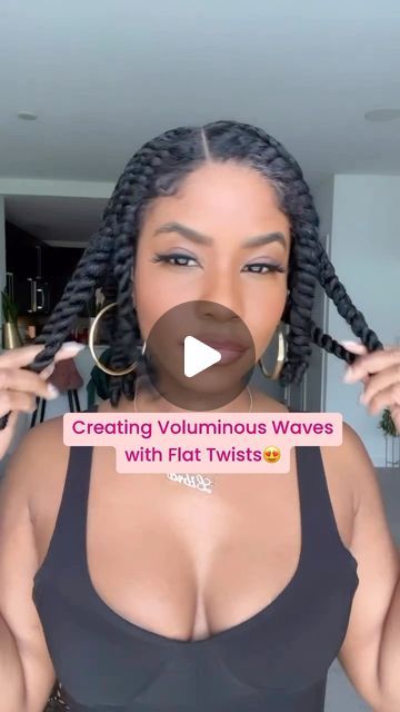 Braided Blowout Hairstyles, Natural Hair Flat Twist Out, Chunky Flat Twist, Flat Twist Hairstyles For Natural Hair, Flat Twist Twist Out, Flat Twists Hairstyles For Black Women, Flat Twist Pattern, Dry Twists Natural Hair, Easy Twist Out Natural Hair