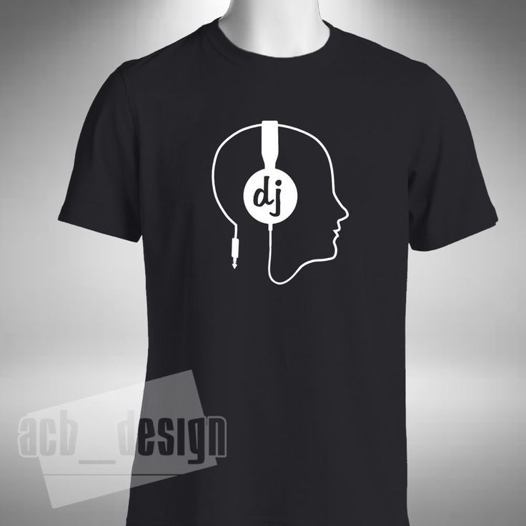 Dj Head Headphones T-Shirt Various Colours and Sizes Crew Neck Gildan Loose Fit Dj Shirts Ideas, Dj Tshirt Design, Women Tshirt Design, Cool Shirt Designs, Creative T Shirt Design, Tshirt Design Men, Shirt Design Inspiration, Shirt Print Design, Tee Shirt Designs