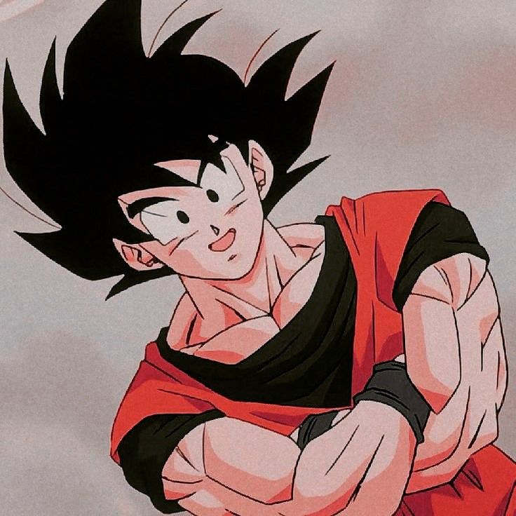 an animated image of a young man with black hair and red shirt holding his arms out