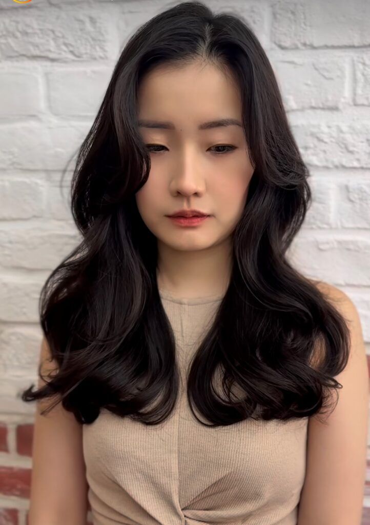 Root Perm Asian Hair Perm Loose Waves, Korean Perm Women Medium, Korean Perm Medium Length, Japanese Perm Medium, Korean Digital Perm Medium Hair, Digital Perm Medium Hair, Korean Perm Medium, Digital Perm Medium, Japanese Straight Perm