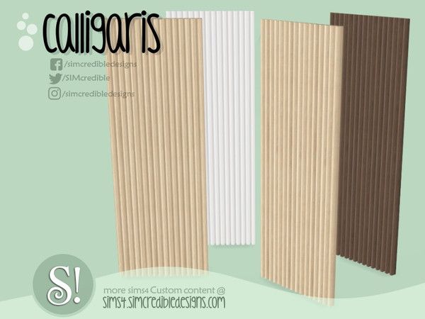 an image of two panels that are made out of wood and white paper with the words coligors on them