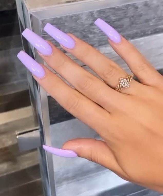 Tapered Square Nails, Purple Acrylic Nails, Tapered Square, Baddie Nails, Purple Nails, Square Nails, Long Nails, Homecoming, Gel Nails