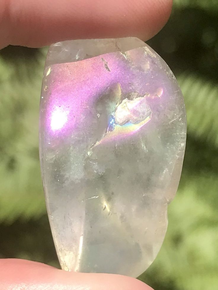 Tumbled Angel Aura Quartz Stones - Morganna��’s Treasures Iridescent Healing Spiritual Crystals, Iridescent Spiritual Healing Crystals, Spiritual Iridescent Healing Crystals, Spiritual Healing Crystals With Natural Inclusions, Spiritual Tumbled Crystals For Meditation, Rainbow Aura Quartz, Rainbow Aura, Angel Aura Quartz, Angel Aura