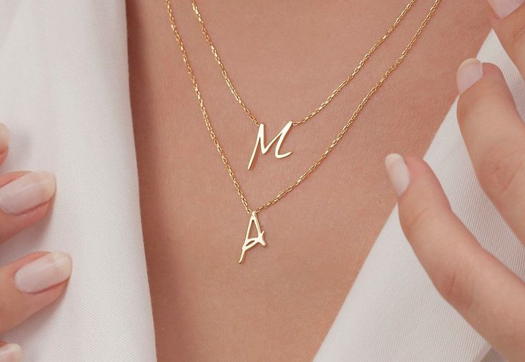 "Gold Letter Necklace, Personalized Letter Necklace, Initial Necklace, Gift for Her, Christmas Gift, Initial Letter Necklace, Black Friday, Letter Jewelry, 14k Solid Gold Necklace, Gold Letter Necklace 14k Solid Gold Initial Necklace, Gift for Mom This simple yet beautiful letter necklace makes a precious birthday gift that you can personalized to add a sweet touch. Show your appreciation for your loved one with this meaningful detail or use it to complement your outfit. * Material: 14k Solid Go Formal Initial Pendant Jewelry For Mother's Day, Formal Initials Jewelry For Mother's Day, Formal Jewelry With Initial Pendant For Mother's Day, Formal Mother's Day Jewelry With Initial Pendant, Formal Gold Necklaces With Initials, Gold Necklaces With Initials For Formal Occasions, Gold Initials Necklace For Formal Occasions, Hallmarked White Gold Initial Necklace For Gift, Elegant 14k Gold Necklace