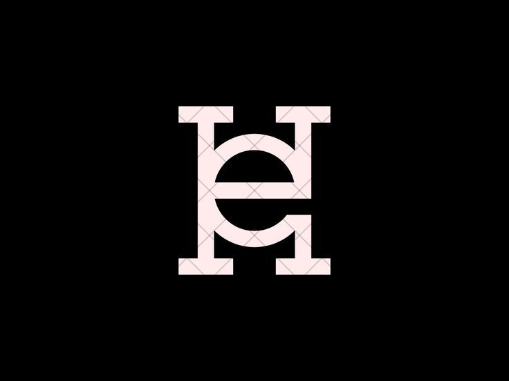 the letter e is made up of white letters