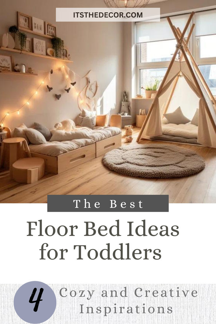 the best floor bed ideas for toddlers 4 cozy and creative inspirations to decorate