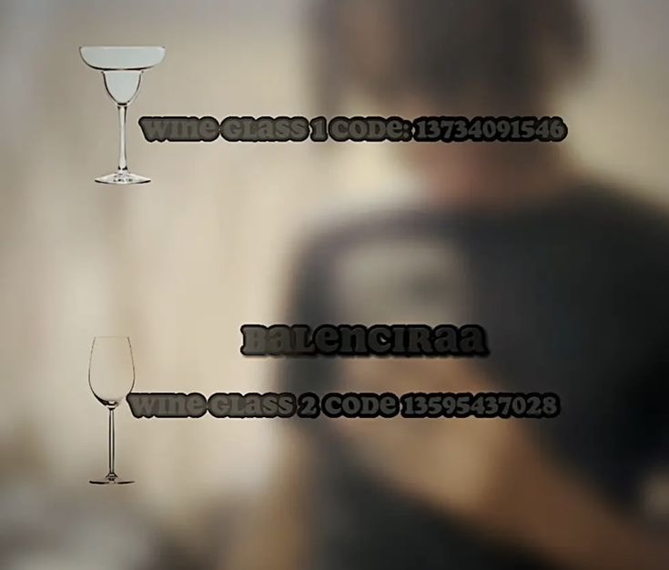 two wine glasses sitting next to each other in front of a blurry background with the words wine class code