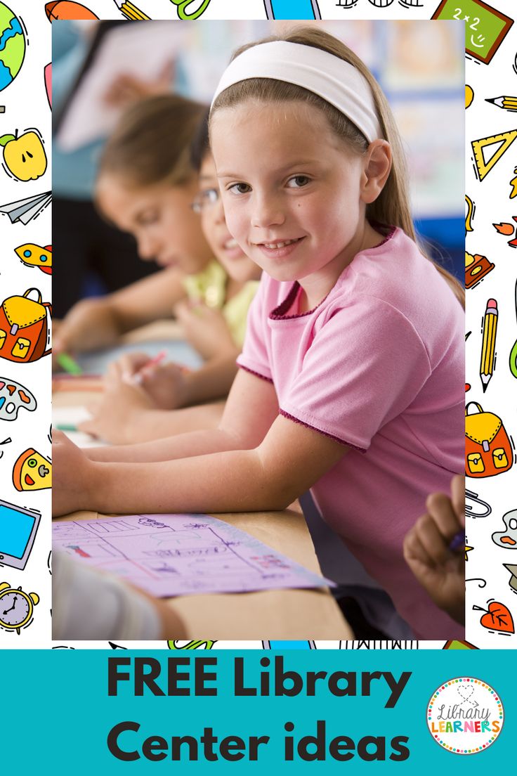 student sitting at table in school library center Elementary School Library Centers, Prek Library Center Ideas, Pre K Library Center Ideas, Library Center Kindergarten, Library Stations Elementary, Library Centers Elementary, Elementary School Library Activities, Library Center Ideas, Library Lesson Plans Elementary