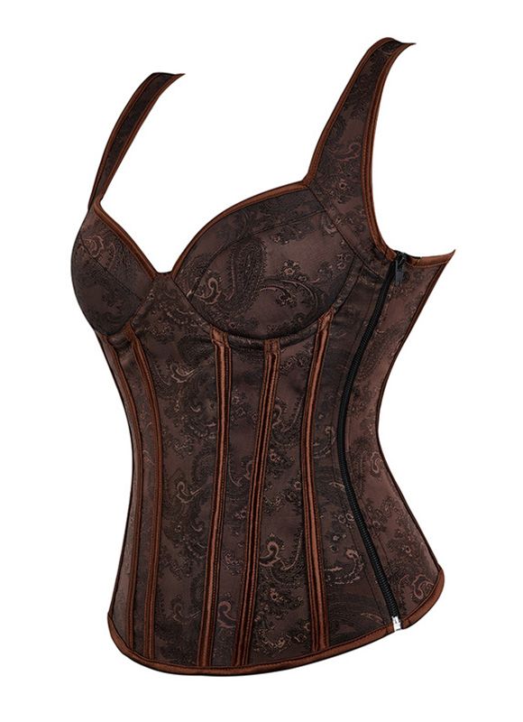 Type:Corset   Style: Sexy   Design: This beautiful fashion corset is lace up on back, Plastic boning to support   Embellishment: Lace-up   Fabric: Satin   Color: As Picture   Weight: 0.5kg   Occasion:These fashion corsets are perfect for parties,cosplay,club, a night out, or just a bedroom lingerie. It will make you look and feel amazing.   The corset is designed to create a wonderful hourglass figure for an alternative outfit a night out,is made of two Layers of fabric,plastic bones to support. Party Underbust Corset With Hook And Eye Closure, Underbust Party Corset With Hook And Eye Closure, Underbust Corset With Hook And Eye Closure For Party, Fitted Gothic Corset With Sweetheart Neckline, Fitted Underbust Corset With Hook And Eye Closure, Party Corset Dress With Medium Bust Support, Fitted Sleeveless Corset With Hook And Eye Closure, Gothic Fitted Corset With Straps, Overbust Corset With Medium Bust Support For Party