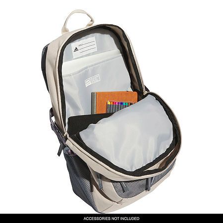 Features: Laptop Sleeve, Carry Handle, Adjustable Straps, Padded StrapsAdditional Information: Wipe-Clean Fda-Grade LiningClosure Type: ZipperPockets: 4 Outside Zipper Pockets, 2 Side Water Bottle PocketsTech Compatibility: 15 In LaptopMeasurements: 11.5 Width/Inches, 9 Depth/Inches, 18.75 Height/InchesMax Strap Drop Length: 16 InchesBase Material: 100% Recycled PolyesterCare: Line Dry, Hand WashCountry of Origin: Imported Sporty Adidas Outdoor Bags, Adidas Sporty Outdoor Bags, Sporty Adidas Bags For Outdoor, Adidas Nylon Backpack For Travel, Adidas Nylon Backpack For Everyday, Adidas Nylon Backpack For Outdoor, Adidas Nylon Backpack, Adidas Outdoor Bags, Adidas Nylon Standard Backpack