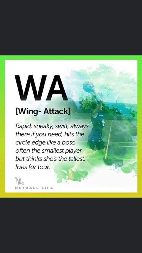 a poster with the words wing - attack and an image of a person holding a tennis racket