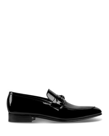 Gucci Men's Patent Leather Loafers Gucci Slip-on Formal Leather Shoes, Gucci Formal Slip-on Leather Shoes, Gucci Formal Tassel Loafers With Round Toe, Gucci Elegant Tassel Loafers With Leather Sole, Gucci Evening Loafers With Leather Sole, Gucci Tassel Loafers With Round Toe For Formal Occasions, Gucci Tassel Loafers With Leather Sole For Business, Gucci Leather Sole Evening Loafers, Gucci Dress Shoes With Leather Sole For Galas