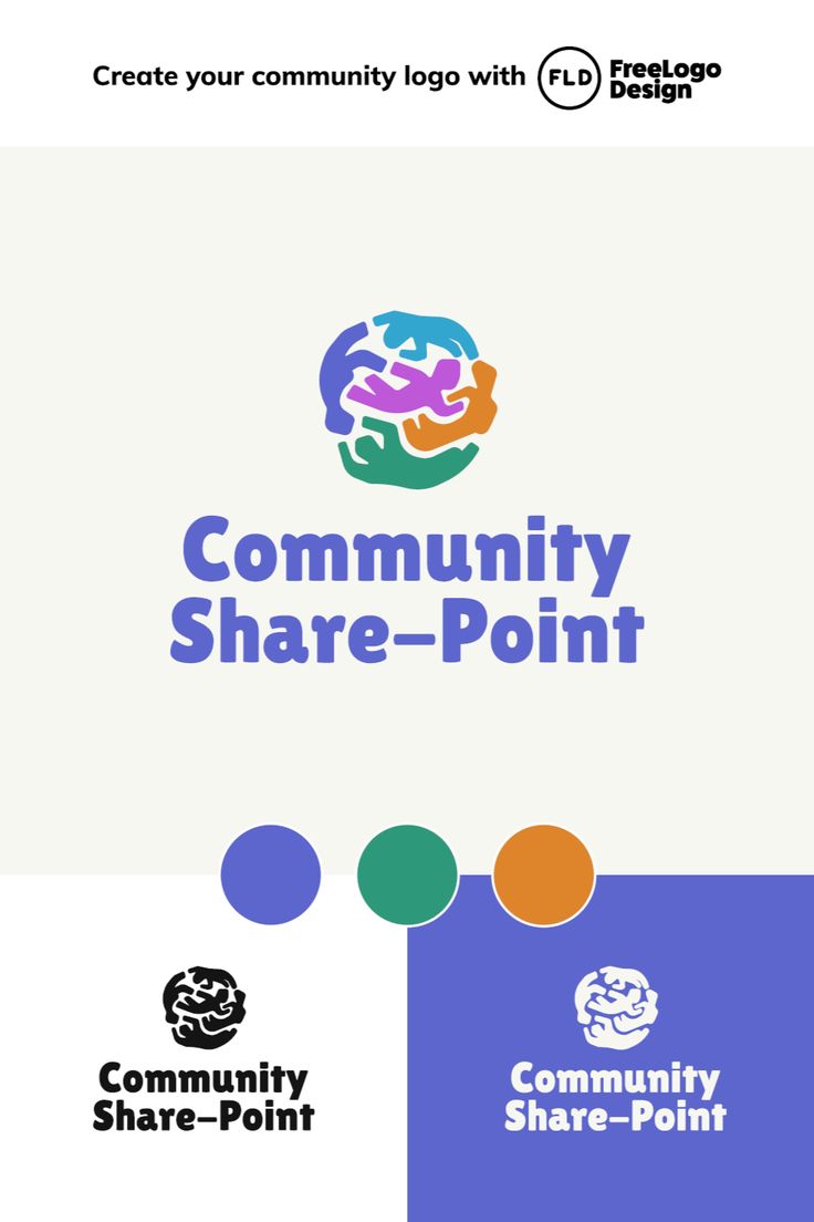 the logo for community share point