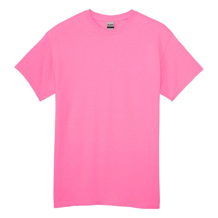 Gildan® Short Sleeve Adult T-Shirt | Michaels Basic Pink Pre-shrunk T-shirt, Basic Plain Pink T-shirt, Basic Pink Plain T-shirt, Casual Plain Pink T-shirt, Tagless Crew Neck Casual Tops, Casual Tagless Crew Neck Tops, Casual Crew Neck Tagless Top, Basic Pink Pre-shrunk Shirt, Basic Pink Crew Neck T-shirt