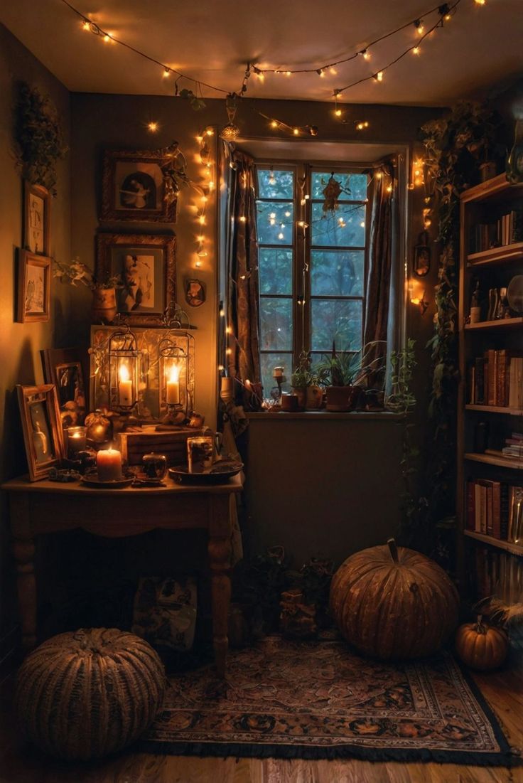 Fall Furniture , Autumn Cozy Fall ,Decor Easy Fall ,
Decor Neutral Fall ,Decor Fall ,Decor Inspiration ,Fall Decor Ideas Witchcraft Furniture, Witchy Cabin Interior, Gothic Fall Decor, Witchy Library, Witchy Homes, Witch House Interior, Witchy Room Aesthetic, Witchy Living Room, Goblin Cave