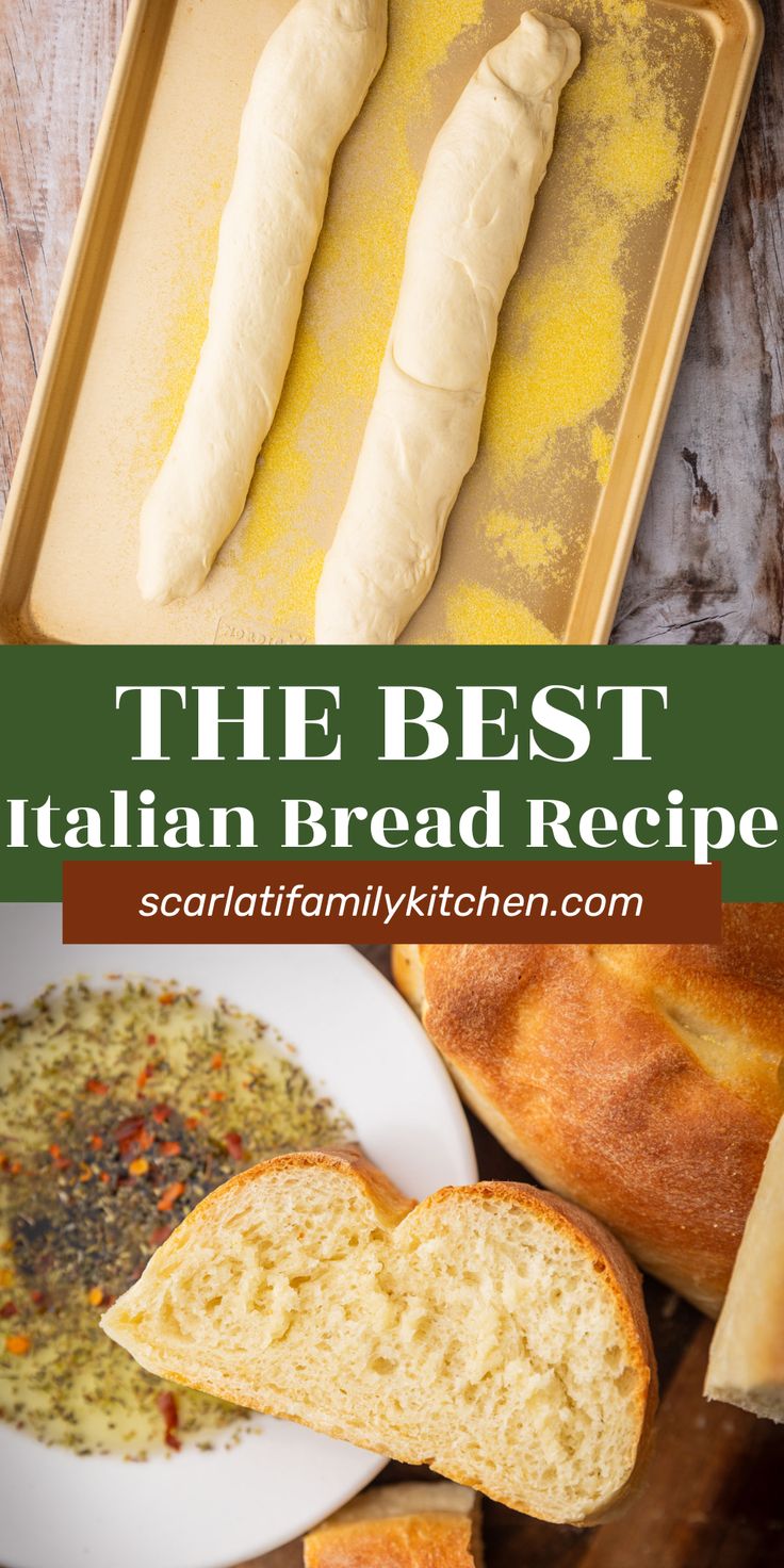 the best italian bread recipe with fresh bread