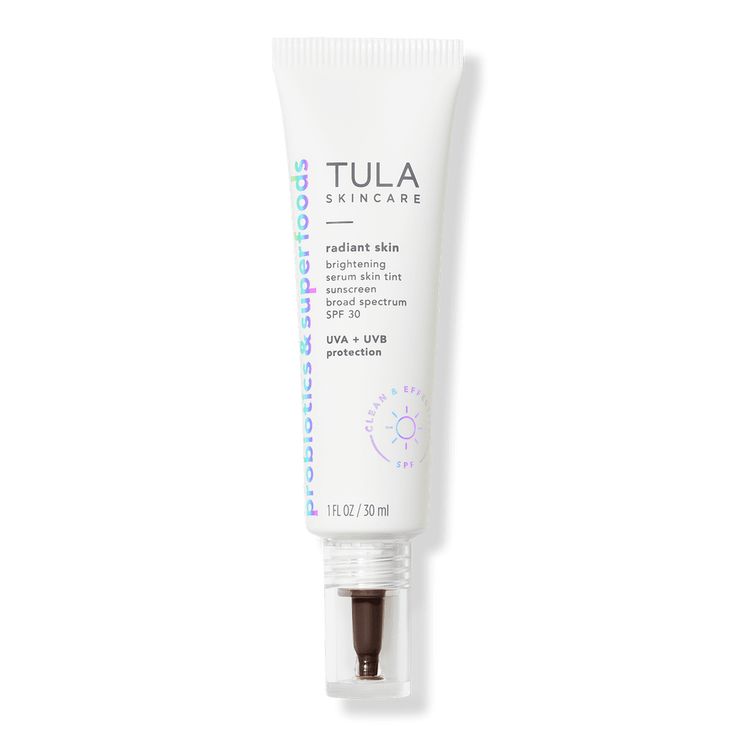 Tula Skincare, Tinted Spf, Skin Tint, Brighten Skin, Moisturizer With Spf, Broad Spectrum Sunscreen, Skin Serum, Brightening Serum, Cc Cream