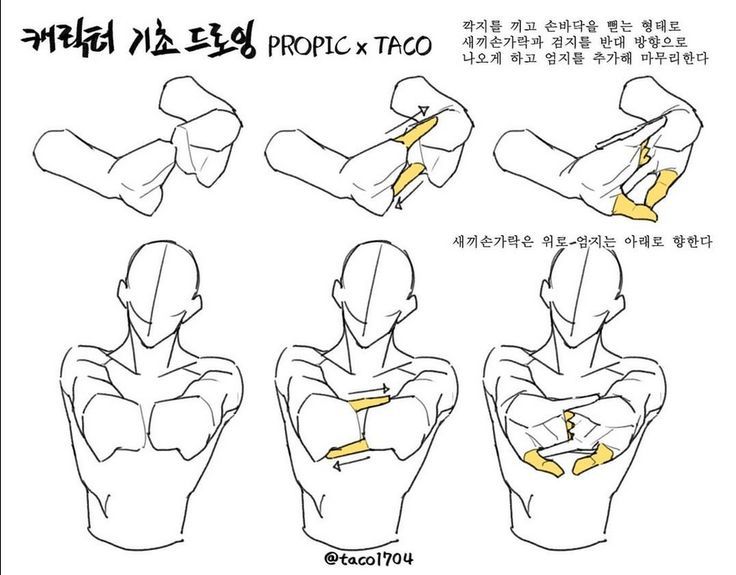 the instructions for how to draw an arm and shoulder in different positions, with text above it